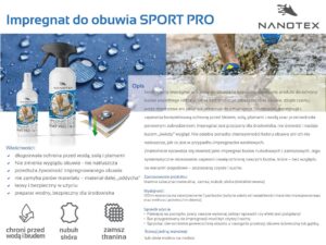 SPORT PRO — właściwości i zastosowania