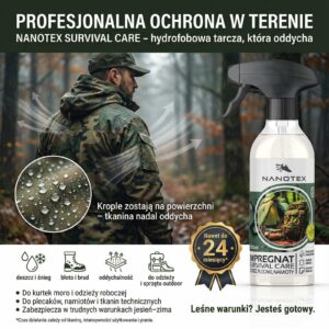 SURVIVAL CARE — ochrona tkanin w terenie