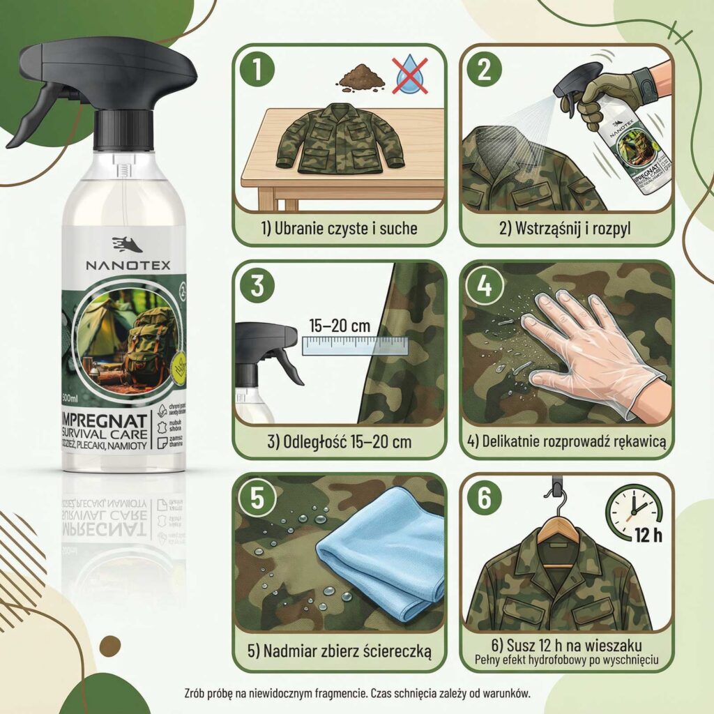 SURVIVAL CARE — instrukcja aplikacji — NANOTEX
