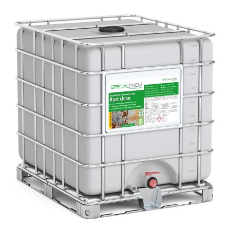 Intermediate bulk container closeup, 3D rendering